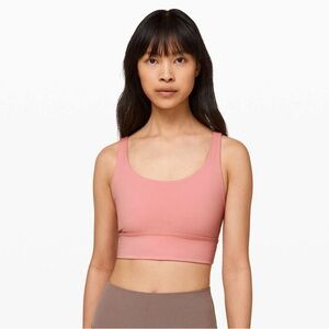 Lululemon Energy Bra *Long Line in Peach Pink Size 12